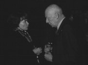 Danielle Mitterrand et Jean Kahn