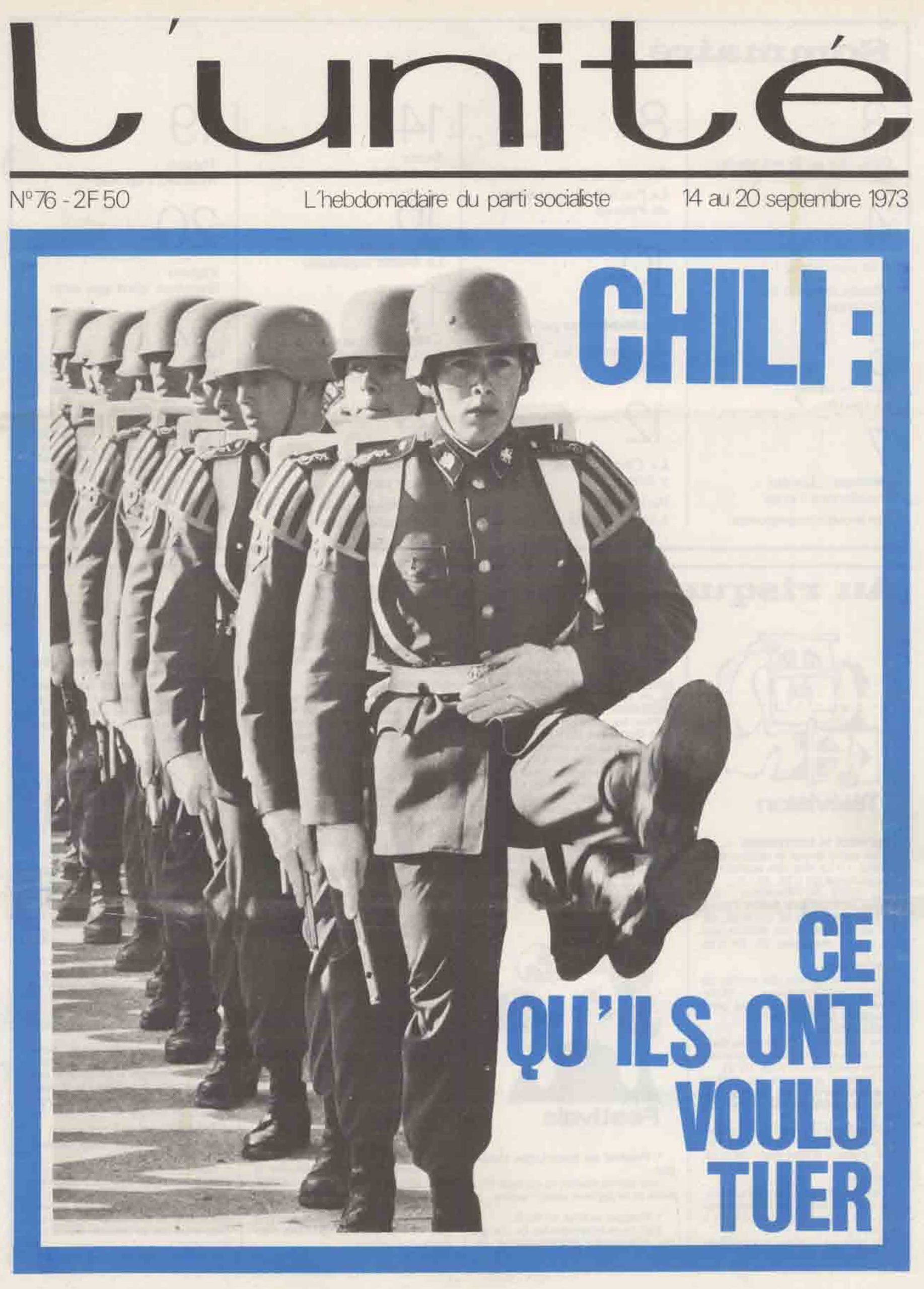 L'Unité n°76 du 14 septembre 1971