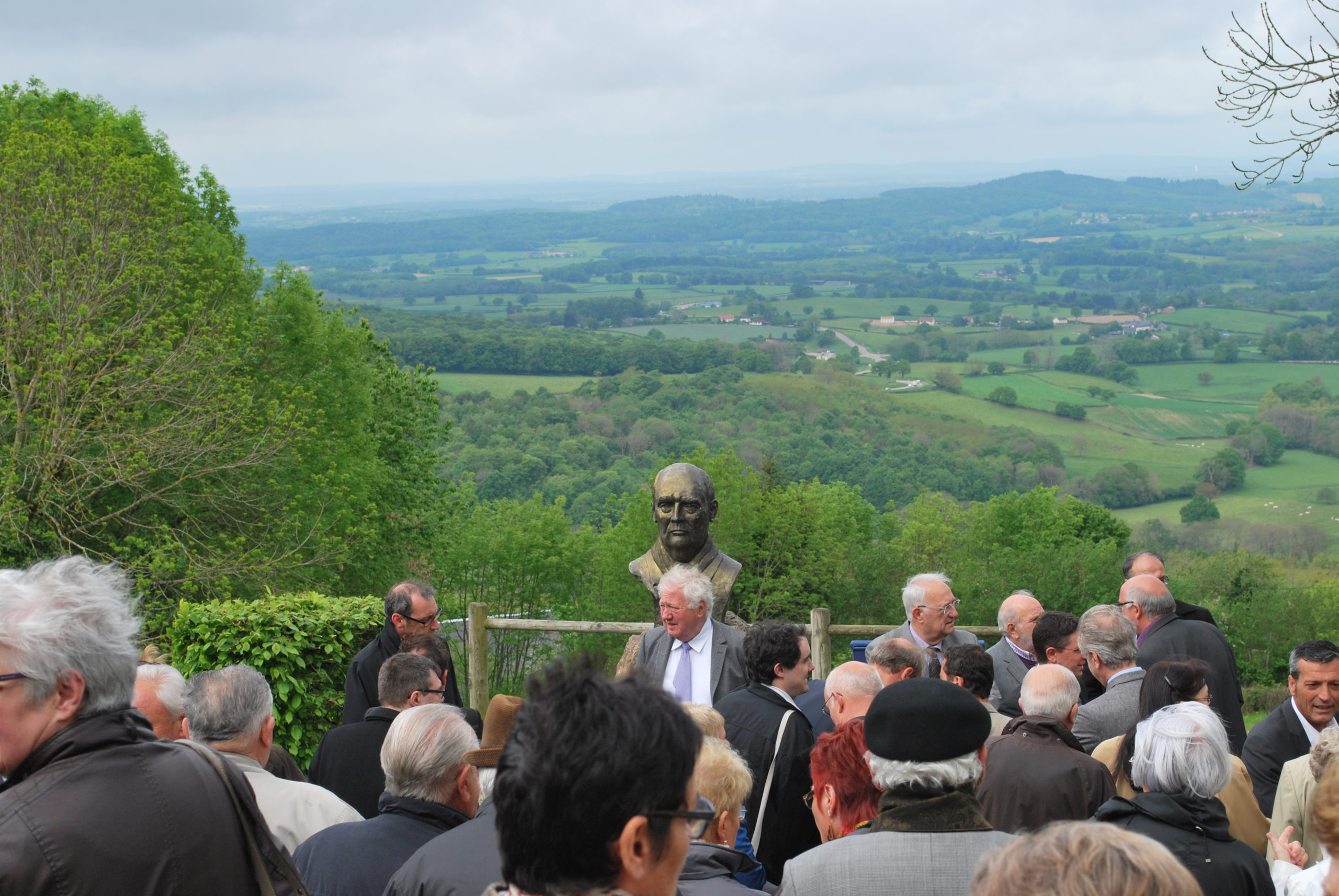 L'hommage de Chateau-Chinon à François Mitterrand,