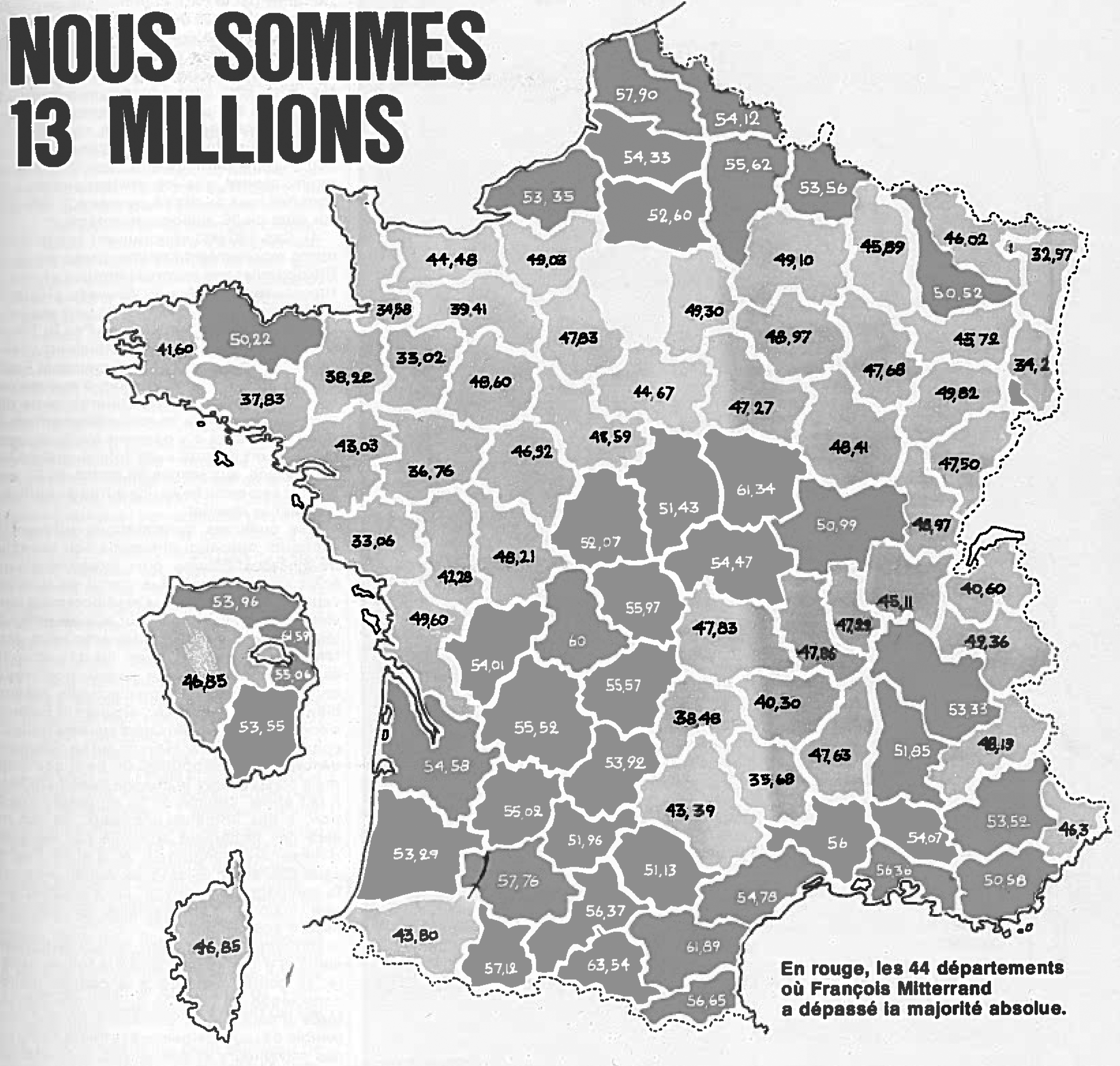 Nous sommes 13 millions