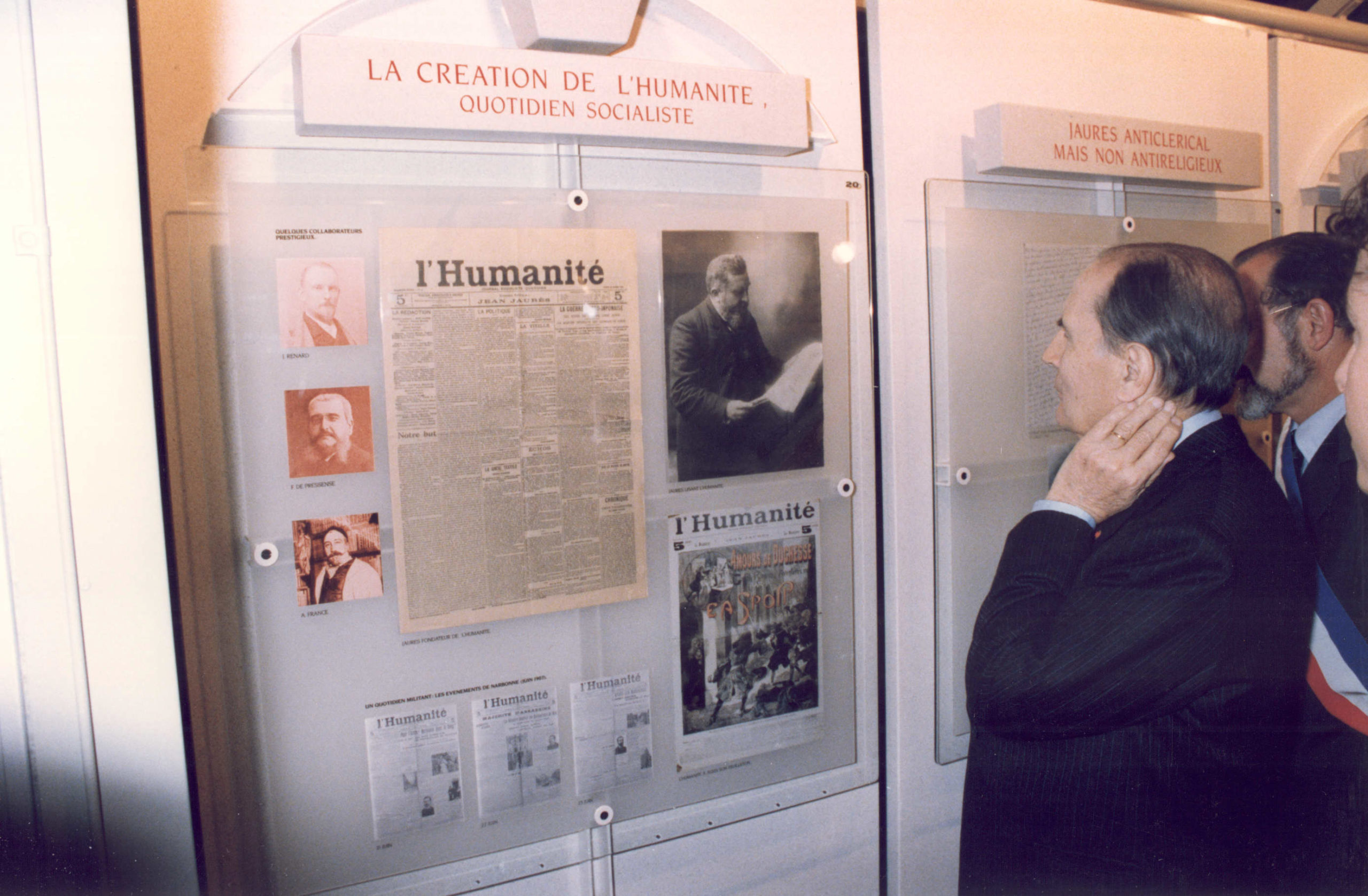 François Mitterrand inaugure le Centre national et musée Jean-Jaurès François Mitterrand inaugure le Centre national et musée Jean-Jaurès