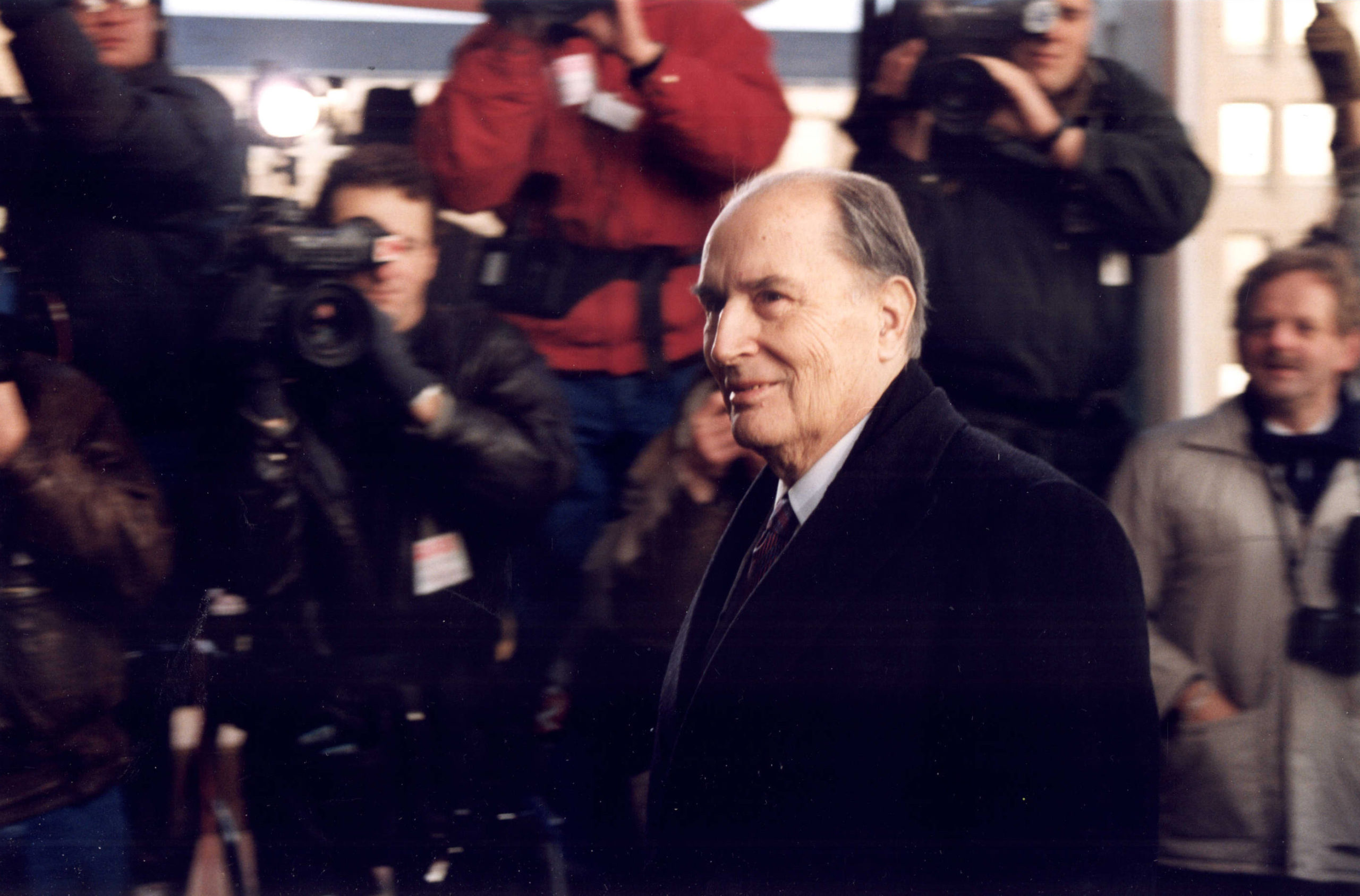Arrivée du Président François Mitterrand