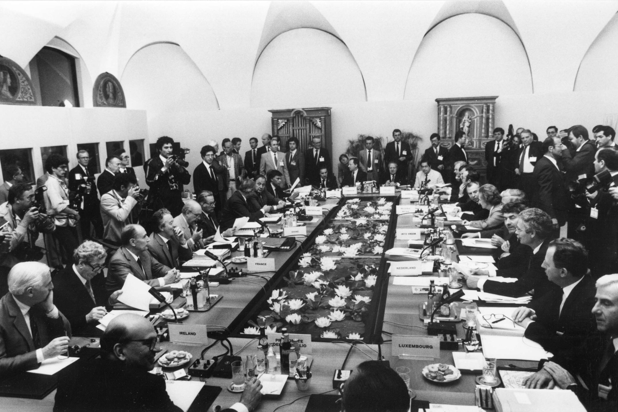 Conseil Européen au château SFORZA à Milan Conseil Européen au château SFORZA à Milan