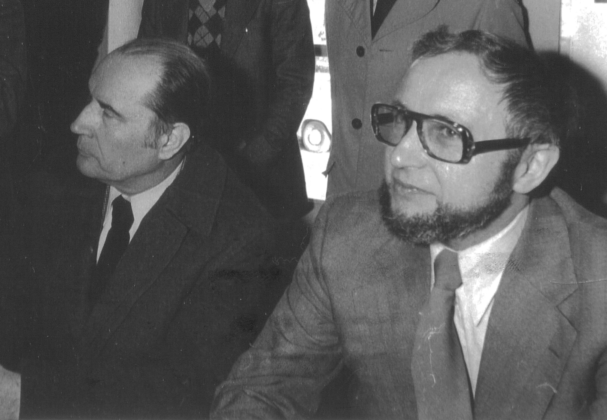 François Mitterrand et Louis Mexandeau