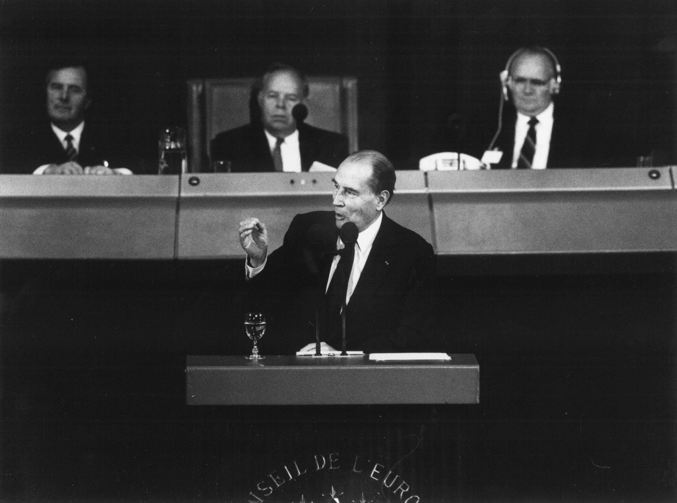 Le Président François Mitterrand