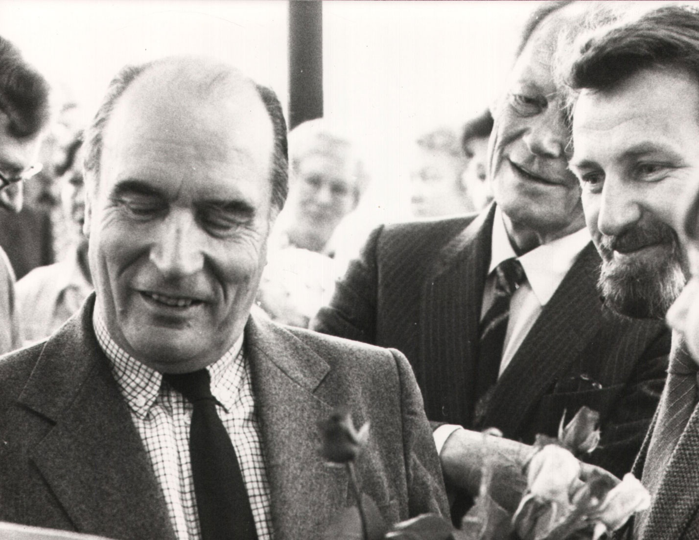 François Mitterrand et Willy Brandt François Mitterrand et Willy Brandt