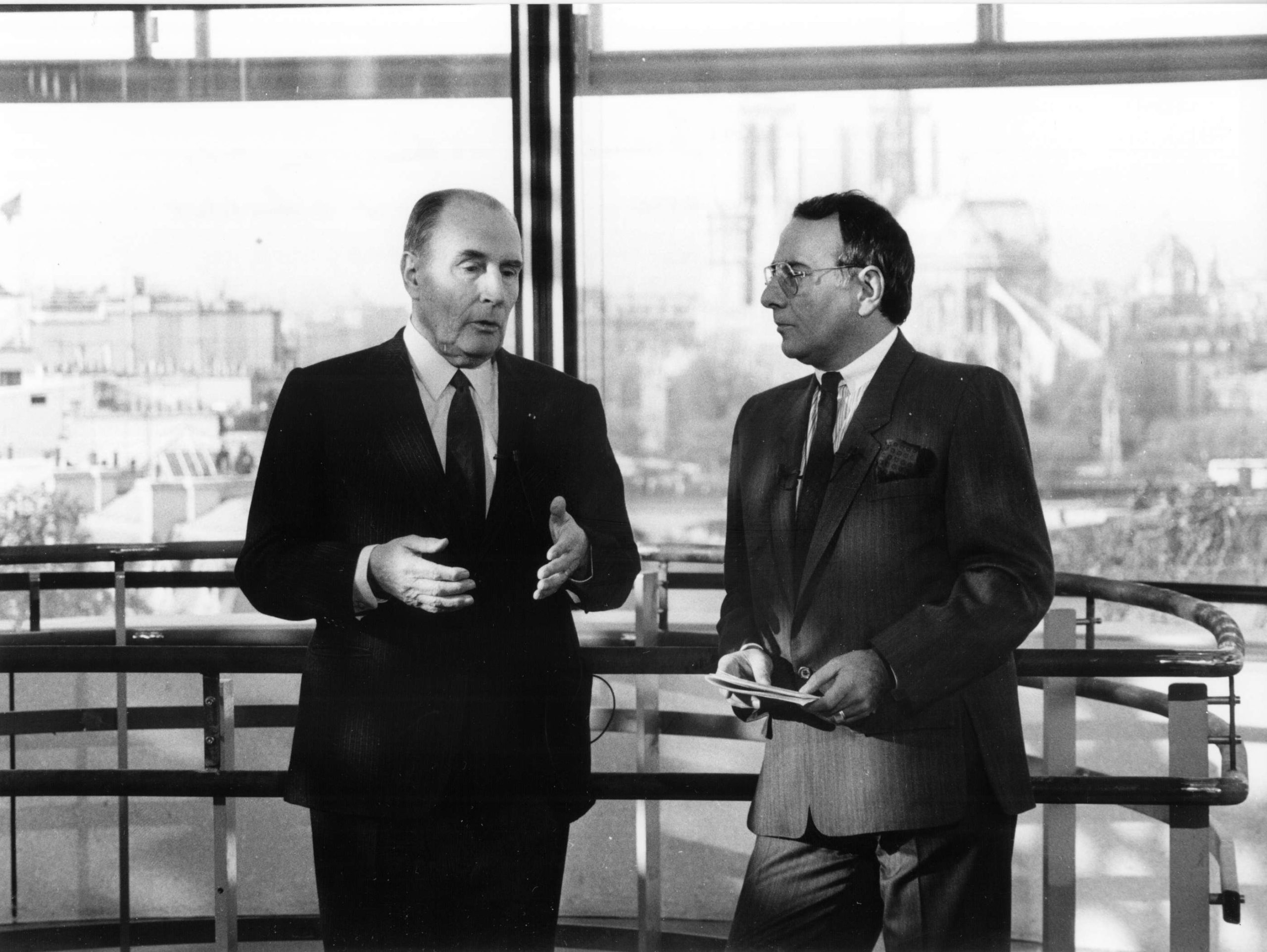François Mitterrand & Yves Mourousi