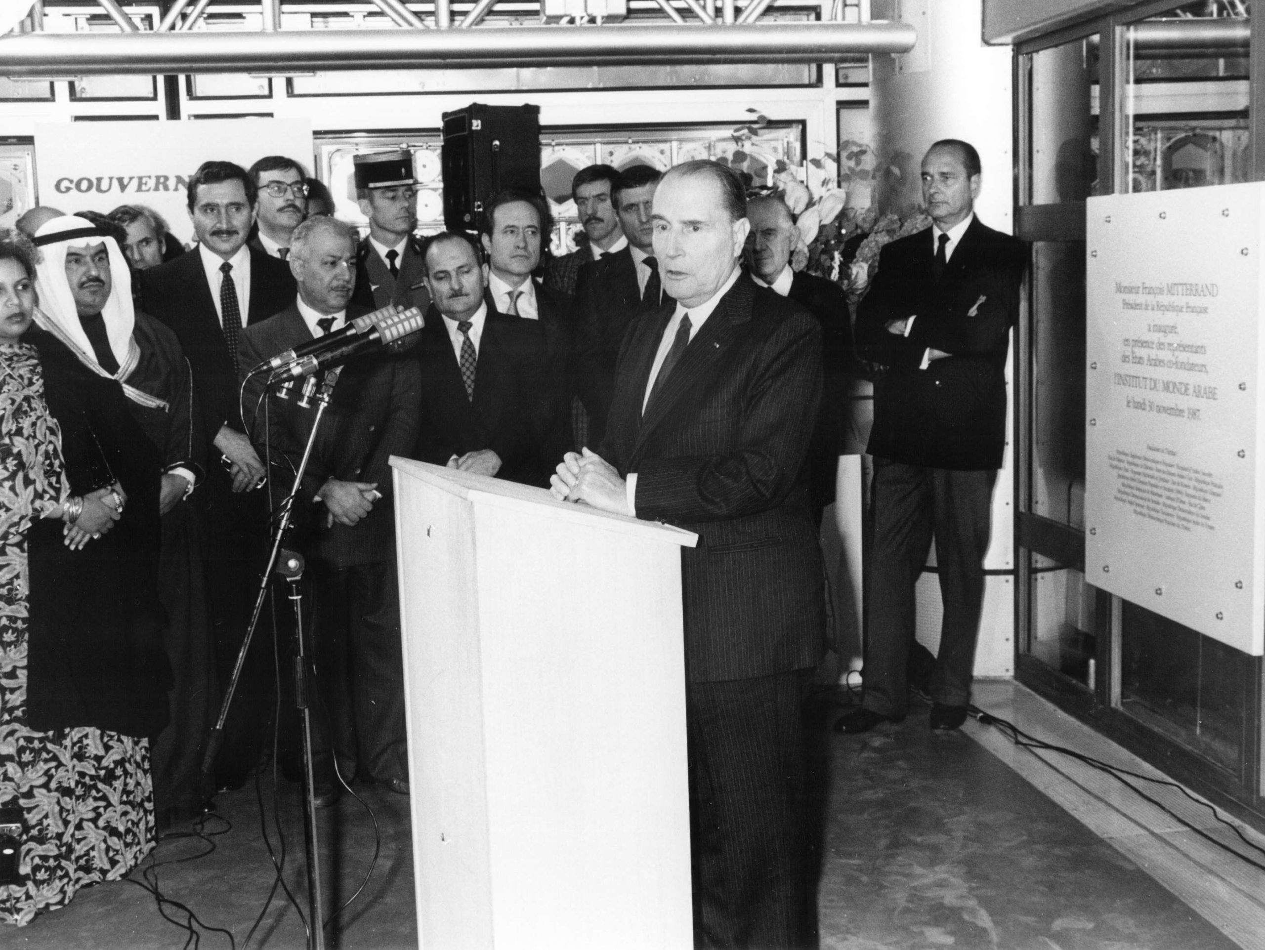 Discours d'Inauguration de François Mitterrand