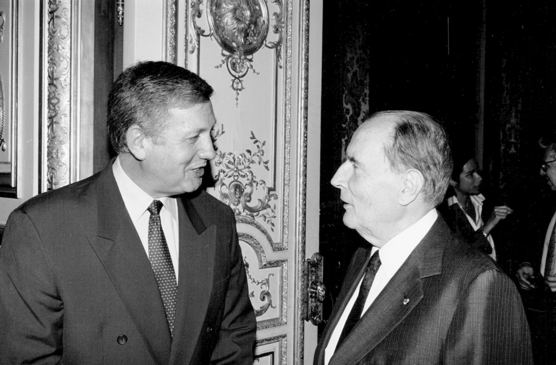 Gilles Ménage & François Mitterrand
