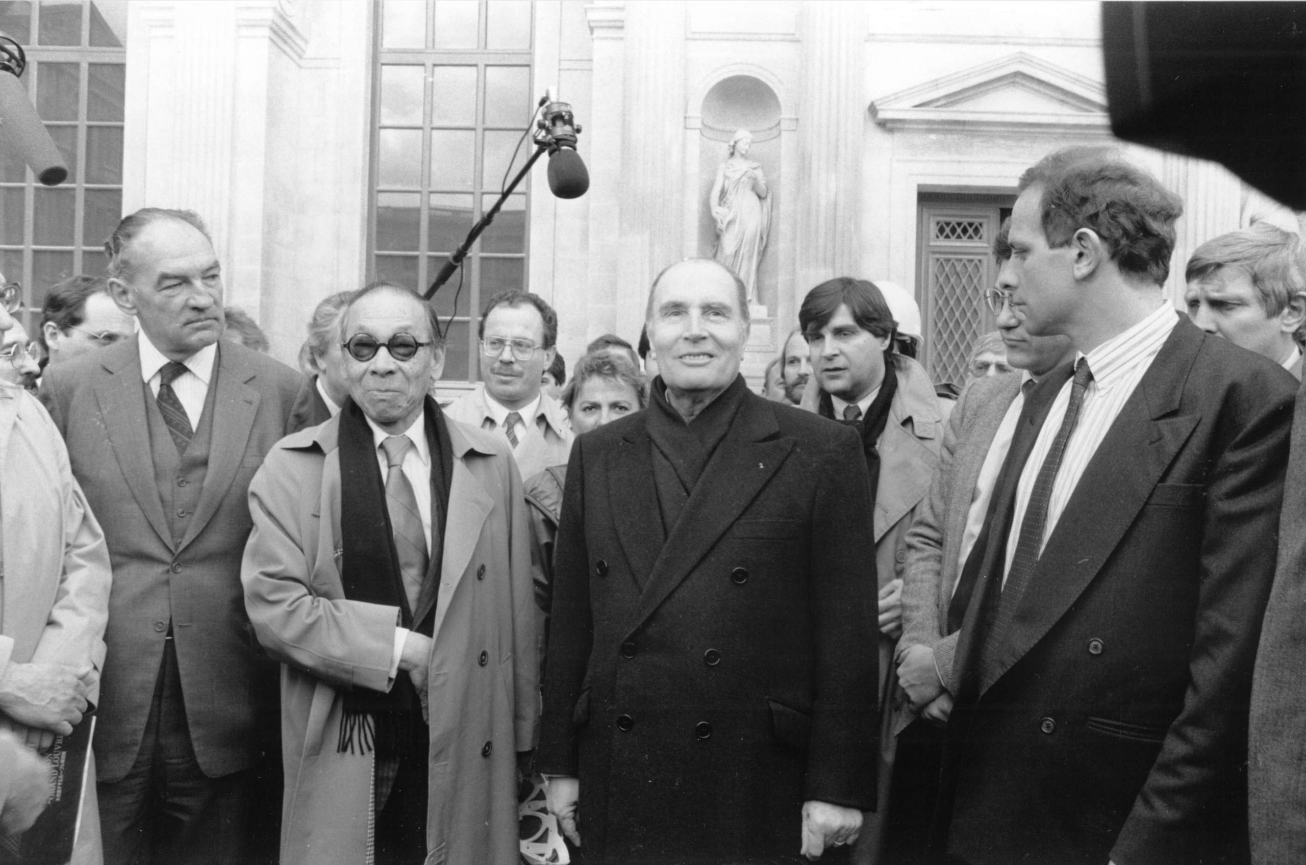 François Mitterrand & Ieoh Ming Pei