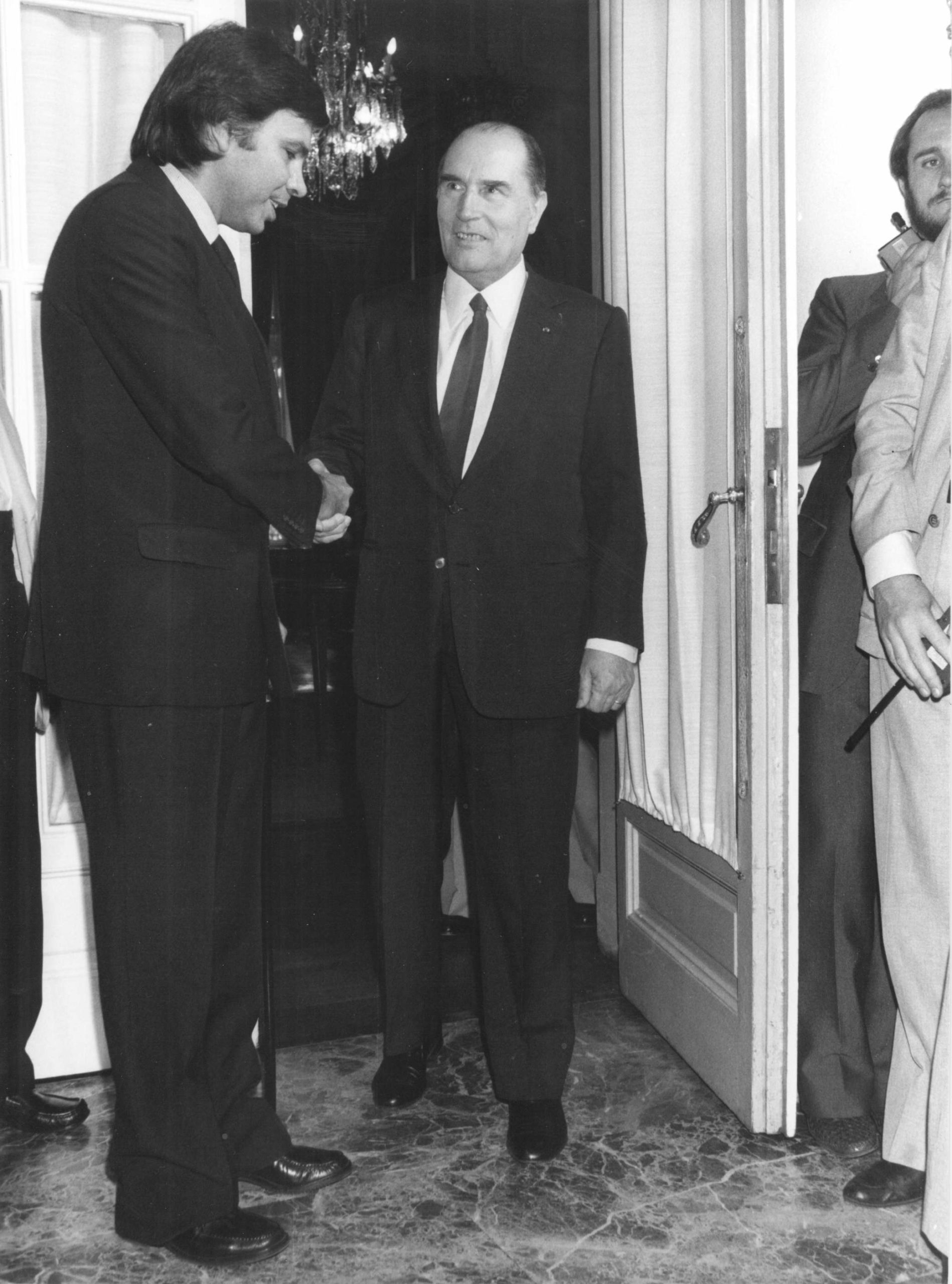 Felipe González et François Mitterrand