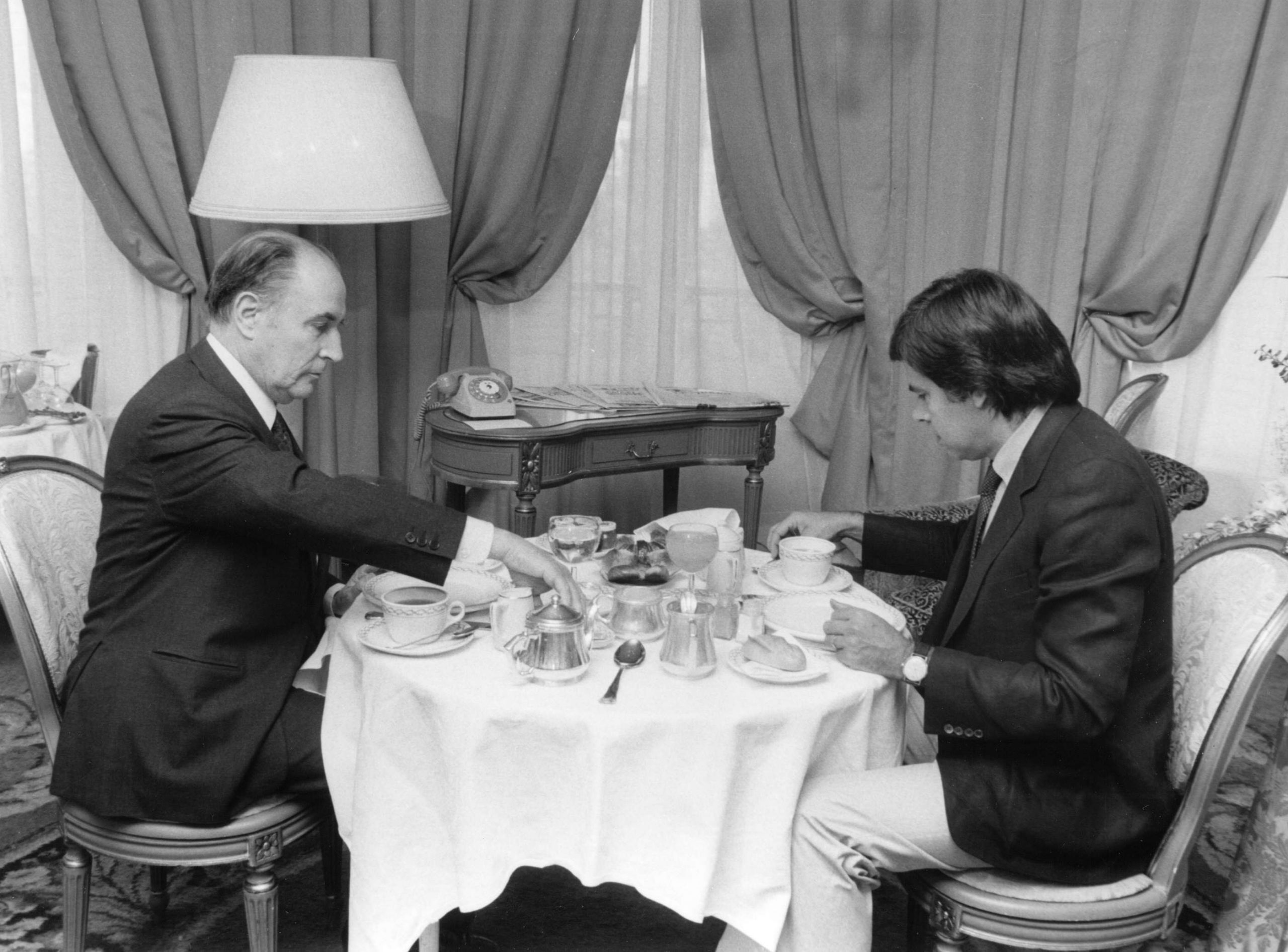 Felipe González et François Mitterrand