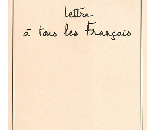Lettre à tous les Français